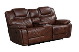 Galveston Brown 3PC OVERSIZED Reclining Set
