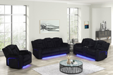 Hulk10 Black 3PC Reclining Set