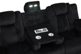 Hulk10 Black 3PC Reclining Set
