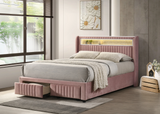 Cupid Pink Twin Size Platform Bed