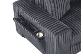 Bazooka Charcoal 7PC Sectional