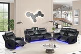 Pinnacle Black 3PC Reclining Set