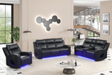 Pinnacle Black 3PC Reclining Set