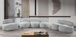 Venti Boucle Fabric Living Room Set