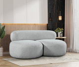 Venti Boucle Fabric Living Room Set