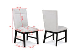 Sebastian Dove Dining Chair, Set of 2 - Crown Mark | Olivia Furniture