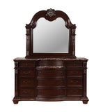Stanley Cherry Brown Bedroom Mirror (Mirror Only) - Crown Mark | Olivia Furniture