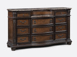 Stanley Coffee Brown Upholstered Sleigh Bedroom Set