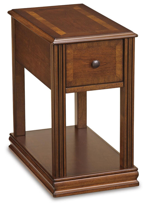Breegin Brown Chairside End Table Set