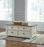 Bolanburg Coffee Table with End Table and Chairside End Table