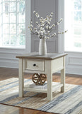 Bolanburg Coffee Table with End Table and Chairside End Table