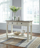 Bolanburg Coffee Table and 2 Chairside End Tables with Console
