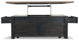 Tyler Creek Coffee Table and 2 End Tables with Console