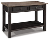 Tyler Creek Coffee Table and 2 End Tables with Console
