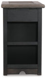 Tyler Creek Chairside End Table with USB Ports & Outlets