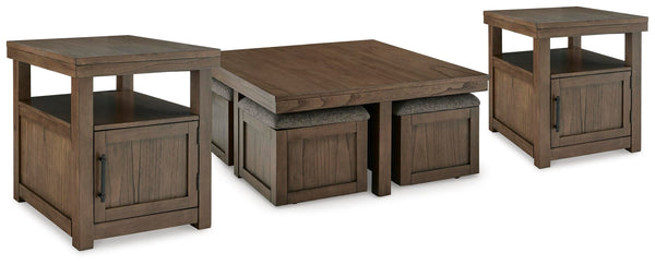 Boardernest Brown Occasional Table Set