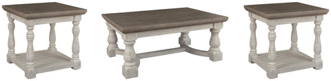 Havalance Gray/White Coffee and End Table Set