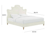 Serenity Cream Performance Velvet Bed - King