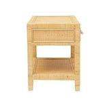 Amara 25" Natural Rattan Nightstand