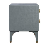 Divine 25" 2-Drawer Nightstand - Grey