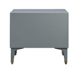 Divine 25" 2-Drawer Nightstand - Grey