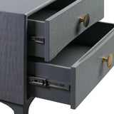 Divine 25" 2-Drawer Nightstand - Grey
