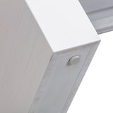 Hump 26" Arched Nightstand With Drawer - White