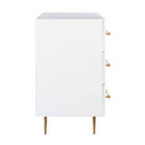 Trident 62" 6-Drawer Dresser - White