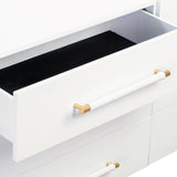 Trident 62" 6-Drawer Dresser - White
