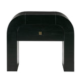 Hump 26" Arched Nightstand With Drawer - Black