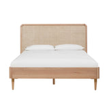 Carmen Natural Ash and Cane Bed - Queen
