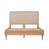 Carmen Natural Ash and Cane Bed - Queen
