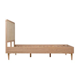 Carmen Natural Ash and Cane Bed - King