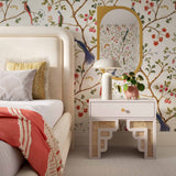 Suzie 26" Rattan Nightstand With Drawer - Cream