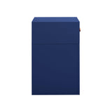 Suzie 26" Rattan Nightstand With Drawer - Navy