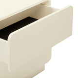 Sagura 28" 2-Drawer Nightstand - Cream