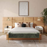 Collins 22" Lacquer Nightstand With Drawer - Cream