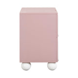 Tori 23" Motif 2-Drawer Nightstand - Mauve