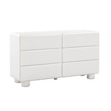 Tammy 56" 6-Drawer Dresser - White