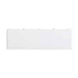 Patty 62" Rattan 6 Drawer Dresser - White