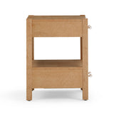 Brandyss 26" Burl 2-Drawer Nightstand - Birdseye Maple