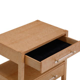Brandyss 26" Burl 2-Drawer Nightstand - Birdseye Maple