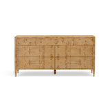 Brandyss 62" Burl 7-Drawer Dresser - Natural