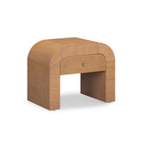 Hump 26" Arched Nightstand With Drawer - Natural