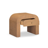 Hump 26" Arched Nightstand With Drawer - Natural