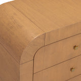 Hump 62" Arched 6-Drawer Dresser - Natural