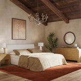 Hump 62" Arched 6-Drawer Dresser - Natural