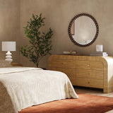 Hump 62" Arched 6-Drawer Dresser - Natural
