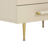 Trident 28" 3-Drawer Nightstand - Taupe