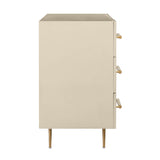 Trident 62" 6-Drawer Dresser - Taupe